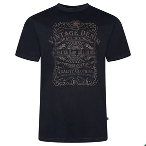 KAM Vintage Denim Print Tee